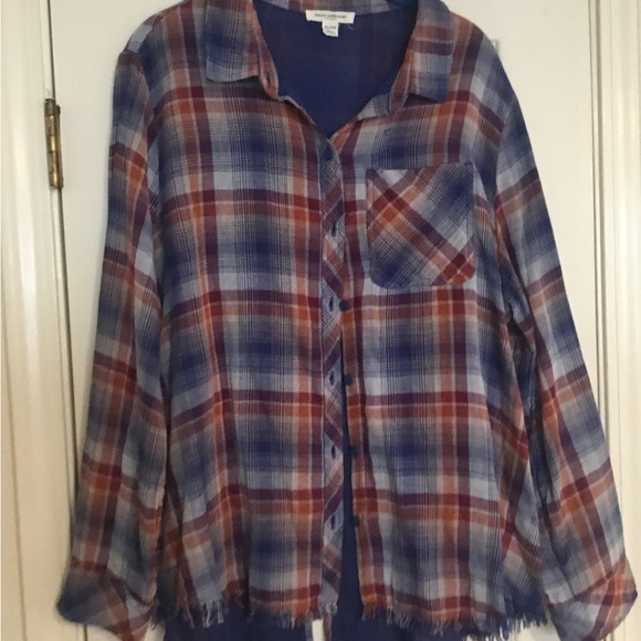BeachLunchLounge Long Sleeved Button Down Shirt- XL - Picture 1 of 7